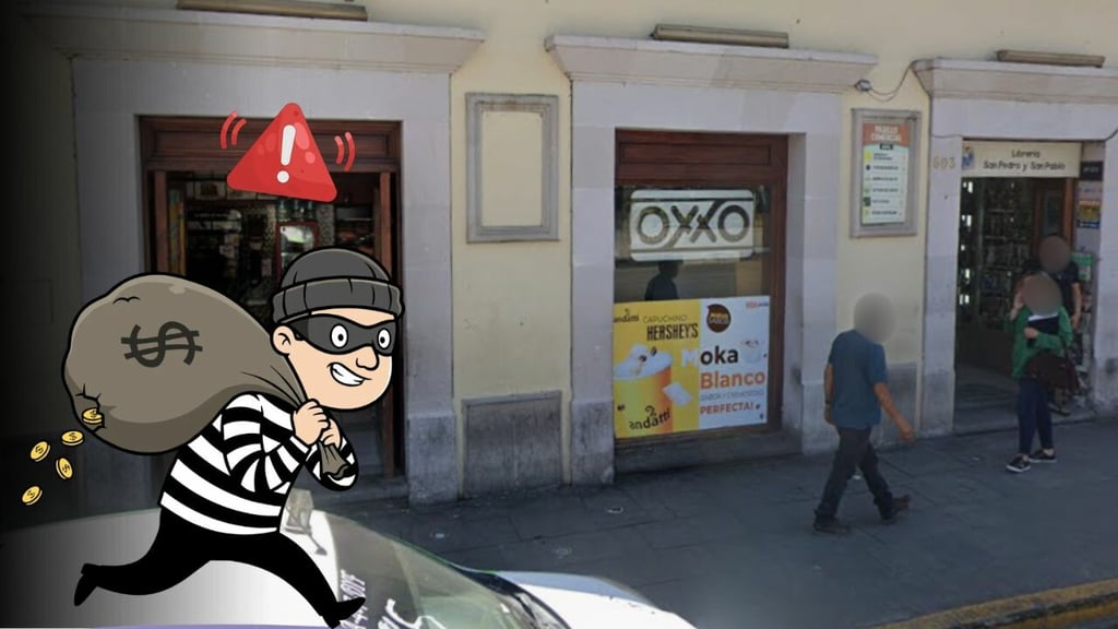 Asaltan Oxxo frente a Catedral de Durango; se llevaron 9 mil pesos