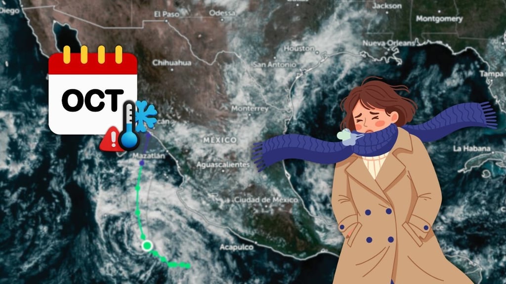 ¿Qué estados tendrán frío extremo de -5 grados del 28 al 30 de octubre? Esto dice el SMN