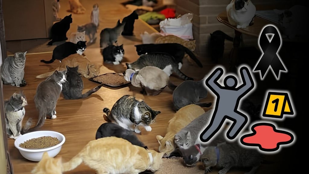 Joven asesina a su madre por rescatar a 84 gatos y llevarlos a su hogar