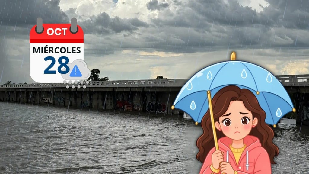 ¿Seguirán las lluvias en Durango este miércoles? Esto dice el pronóstico de HOY 28 de octubre