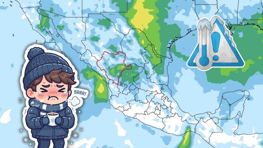 ¡Alista la chamarra! Frente frío 4 dejará temperaturas bajo cero en Durango en próximos días