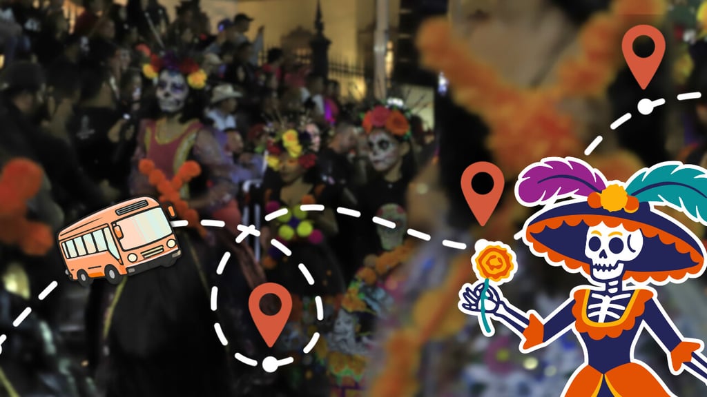 Por desfile de Día de Muertos en Durango, estas rutas de transporte cambiarán HOY 30 de octubre
