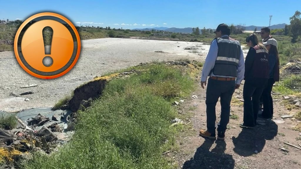 Conagua investiga descarga de aguas residuales e industriales en el río Nazas