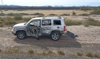 Se registra aparatoso choque sobre carretera Bermejillo-Ceballos; conductor responsable huyó