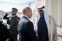 Vladimir Putin habla con el líder de EAU sobre el conflicto en Medio Oriente y la guerra con Ucrania