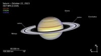 Una visión ultranítida del Hubble muestra un 'fantasmal' y estacional fenómeno en Saturno