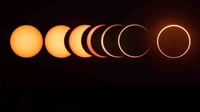 Estas son las etapas que tendrá el eclipse solar
