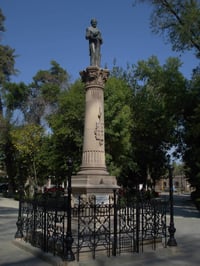 Retiran árbol de la plazuela Benito Juárez, en Lerdo