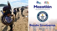 ¡Órale! Mazatlán buscará romper el récord guinnes de la tocada más grande de banda en la playa