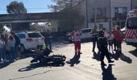 Motociclista resulta lesionado en accidente vial registrado en salida a Mezquital 