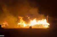 Incendio en aserradero ubicado en carretera a Mazatlán, deja cuantiosos daños materiales