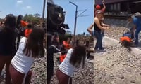 VIDEO: ¡Se la llevó el tren!, mujer muere por intentar tomarse una selfie