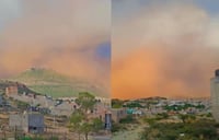 Captan llegada del polvo del Sahara en límites de Durango y Zacatecas | VIDEO