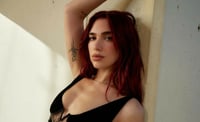 El vestido de red con brillantes de Dua Lipa