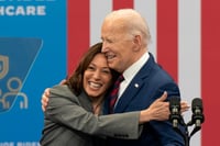 Pide Joe Biden voto para Kamala Harris como su sustituta