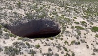 El misterioso pozo gigante que oculta la Zona del Silencio, cerca de Tlahualilo | VIDEO