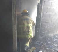 Se quemó una casa abandonada en Lerdo