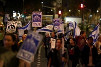 Continúan las manifestaciones en Jerusalén en contra del Gobierno de Netanyahu