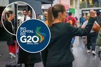 G20: Sheinbaum viaja Brasil en vuelo comercial desde el Aeropuerto de la Ciudad de México