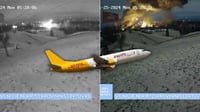 Avión de DHL que volaba desde Alemania se estrella contra una vivienda en Lituania | VIDEOS