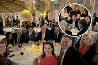 Niño se roba la foto de la cena entre Trump y Trudeau