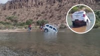 Reportan otra camioneta que cayó al río de El Pueblito | VIDEO