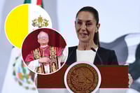 'Ratifico nuestra convergencia humanista a favor de la paz'; Sheinbaum felicita al nuevo papa, León XIV