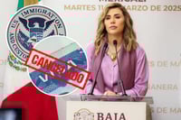 EU retira visa a gobernadora de Baja California, María del Pilar y a su esposo