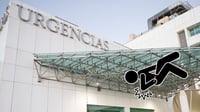 Hombre sufrió una caída y se hirió con un cuchillo; está grave en el HG450