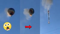 Globo aerostático arde y se colapsa; hay 8 muertos y 13 heridos | VIDEO