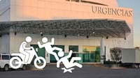 Madre e hija resultan lesionadas al ser arrolladas por motocicleta en la Miguel de la Madrid