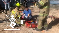 Joven albañil resulta lesionado al recibir descarga eléctrica mientras trabajaba en Durango