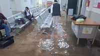 Inundado, Centro de Salud de la colonia Jalisco; sin servicio | VIDEO