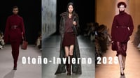 El rojo burdeos llega para dominar la temporada Otoño-Invierno 2025