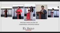 Universitarios dan inicio a simulación de campañas políticas