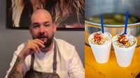 Tunden a chef mexicano por menospreciar al esquite de la calle y presumir su propio 'esquite gourmet'