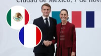 'Hasta pronto en París': así se despidió Emmanuel Macron de Claudia Sheinbaum tras visita