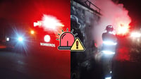 Traila se incendia en la 'Súper' Durango-Mazatlán mientras era remolcada | VIDEO