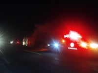 Se quemó un remolque en la Durango-Mazatlán