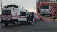 Ambulancia y Tahoe chocan en glorieta de Guadalupe Victoria; unidad llevaba paciente crítico