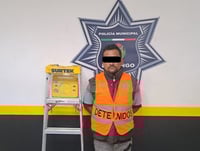 Arrestan a presunto ladrón en Zona Centro