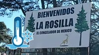 Siguen temperaturas negativas en la sierra de Durango; La Rosilla reportó 13 grados bajo cero