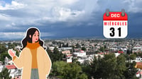 Fin de año nublado y fresco en Durango capital: pronóstico para HOY miércoles 31 de diciembre
