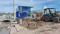 Reparan línea hidráulica en el oriente de Lerdo