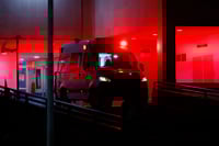 Motociclista resulta lesionado al frenar bruscamente