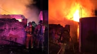 Incendio en vivienda de la colonia Asentamientos Humanos moviliza a cuerpos de auxilio