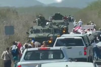 Sheinbaum recorre zonas clave de Sinaloa bajo seguridad reforzada