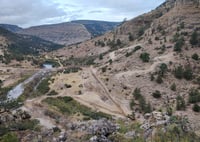 Desvío del cauce del río, en la Presa Tunal II, para junio