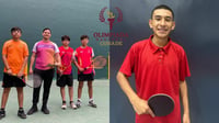 Durango suma dos clasificados a la Olimpiada Nacional 2026 en frontenis y tenis de mesa