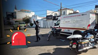 Grave, motociclista que sufrió choque en Zona Centro de Durango